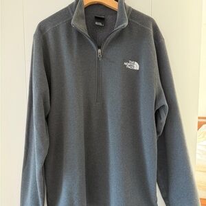 The North Face Men's Charcoal Zip-Up Sweater